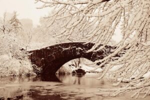 dipinto venezia che nevica